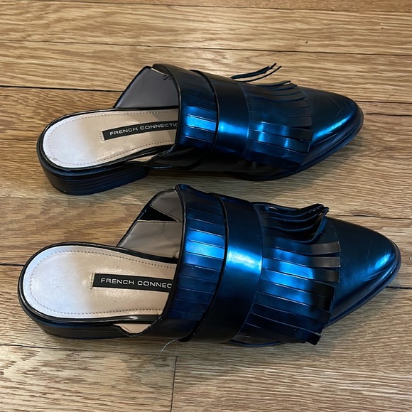 French Connection tasseled leather mules - Picture 2 of 4